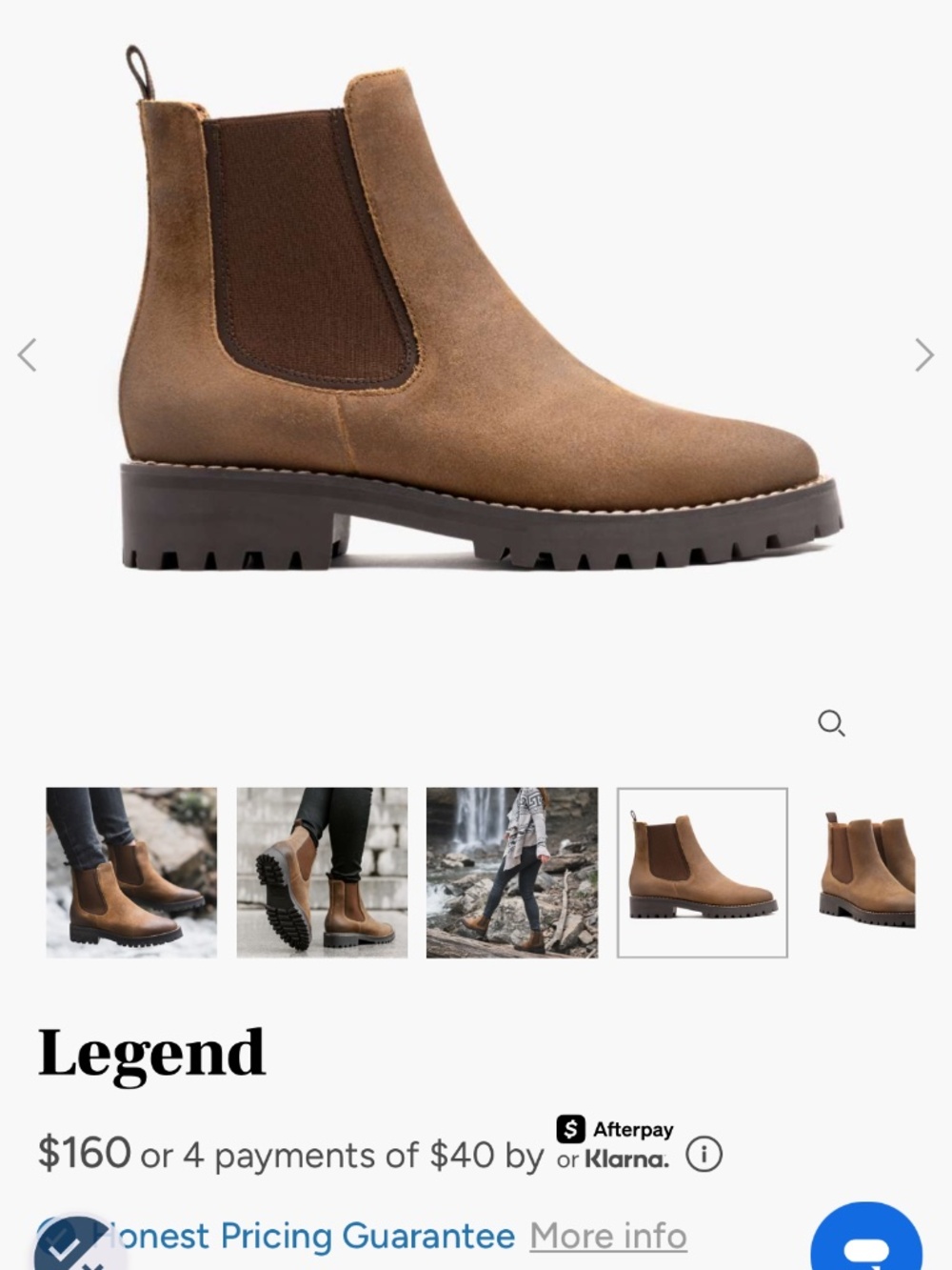 Garden Girl Thursday Boot Co, Chelsea Legend Size 8.5 “Safari” - Picture 8 of 8